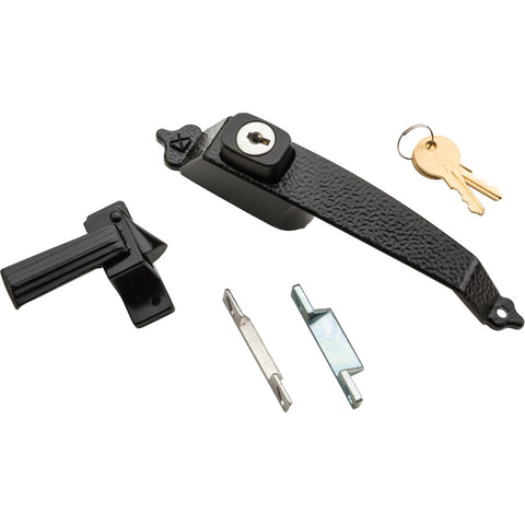 National Dual Keyed Push Button Door Latch; Mfg #N100-031