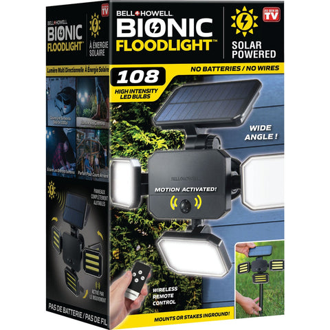 Bell+Howell Bionic Solar Floodlight; Mfg #7897