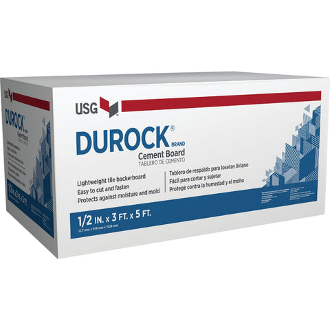 Durock Interior/Exterior Cement Board; Mfg #172954