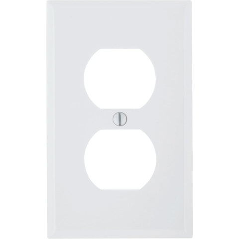 Leviton Commercial Grade Outlet Wall Plate; Mfg #022-80703-W