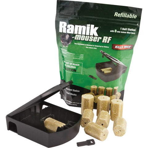 Ramik Mouser RF Refillable Mouse Bait Station; Mfg #000800
