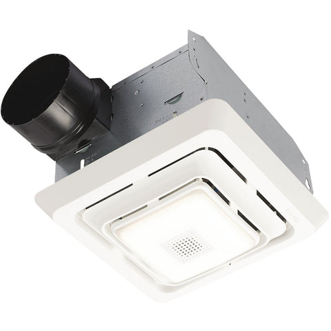 Broan 80 CFM Bath Exhaust Fan with Sensonic Bluetooth Speaker & LED Light; Mfg #BEL7A