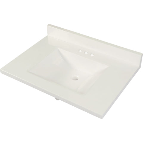 Modular Vanity Tops Rectangular Wave Vanity Top; Mfg #2231W4101101B010110