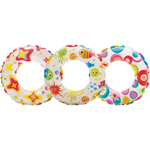 Intex Lively Print Swim Ring; Mfg #59230EP