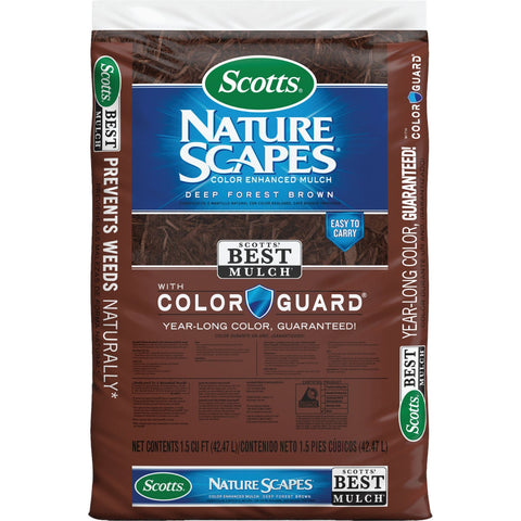 Scotts Nature Scapes Color Enhanced Mulch; Mfg #88659444