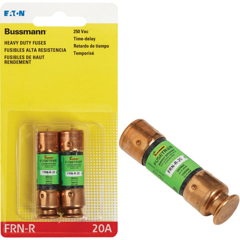 Bussmann Fusetron FRN-R Cartridge Fuse; Mfg #BP/FRN-R-20