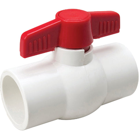 ProLine Solvent Weld PVC Schedule 40 Ball Valve; Mfg #107-637