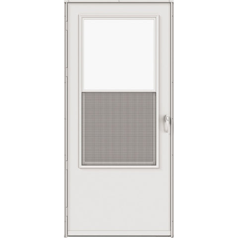 Larson Mid View Vinyl Storm Door; Mfg #029832U