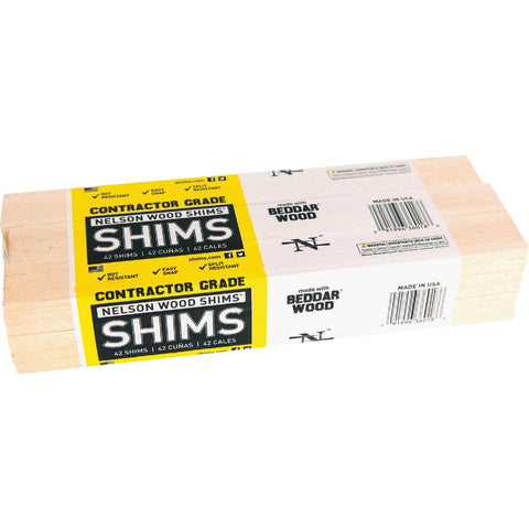 Nelson Wood Shims Beddar Wood Shim; Mfg #CSH12/42/12/24