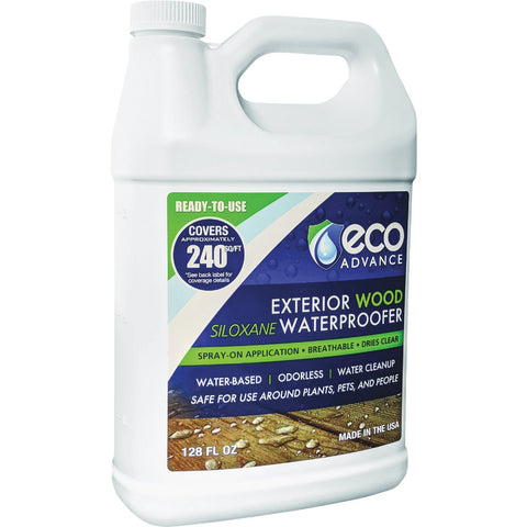 Eco Advance Exterior Wood Water Repellent Sealer; Mfg #EAWOD128PD