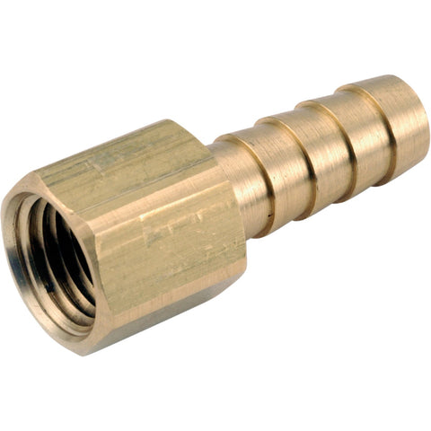 Anderson Metals Brass Hose Barb X FPT; Mfg #757002-0504