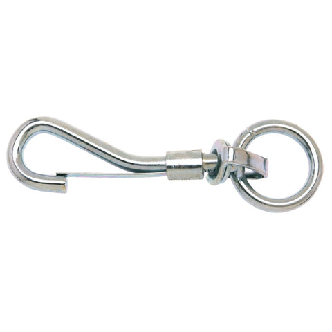 Campbell Swivel Round Eye Malleable Iron Spring Snap; Mfg #T7606301
