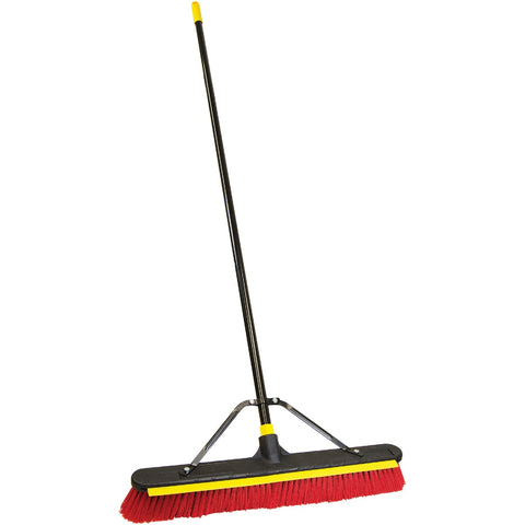 Quickie JobSite 2-In-1 Squeegee Push Broom; Mfg #635SU