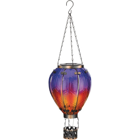 Regal Art & Gift Hot Air Balloon Hanging Solar Light; Mfg #12764
