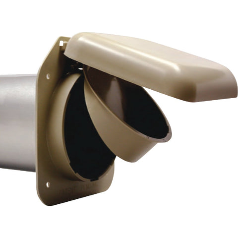 No-Pest Low Profile Dryer Vent Hood; Mfg #NPVT