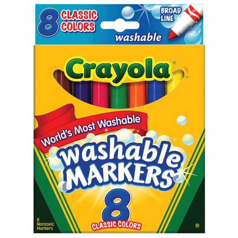 Crayola Washable Markers; Mfg #58-7808