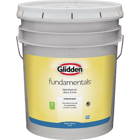 Glidden Fundamentals Vinyl Resin Acrylic Interior Paint; Mfg #GLFIN60B1/05