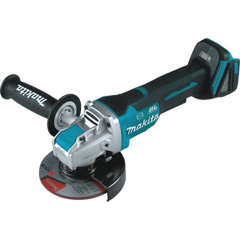 Makita 18V Brushless X-LOCK Cordless Angle Grinder with Paddle Switch- Tool Only; Mfg #XAG26Z