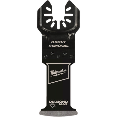 Milwaukee DIAMOND MAX Grit Grout Removal Oscillating Multi-Tool Plunge Blade; Mfg #49-25-2251