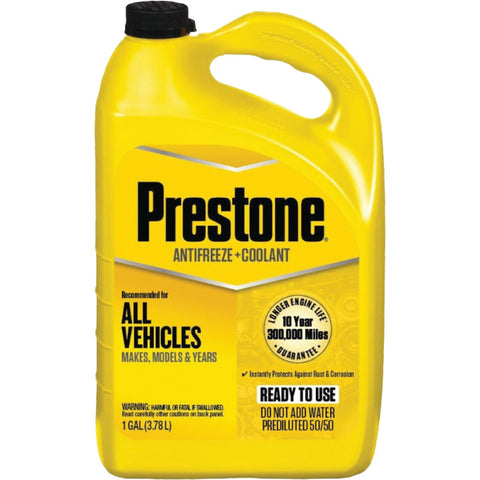 Prestone Automotive Antifreeze/Coolant 50/50 Pre-Diluted; Mfg #AF2100