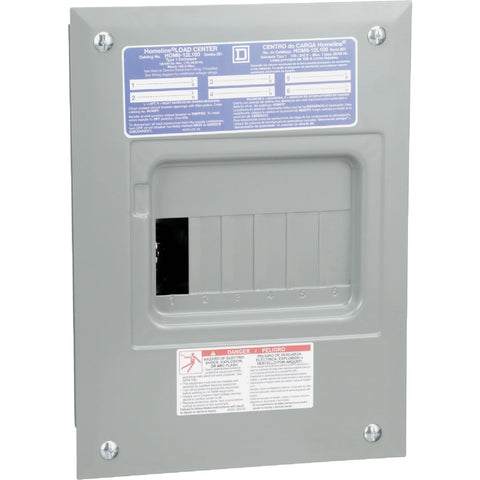 Square D Homeline Indoor Main Lug Load Center; Mfg #HOM612L100FCP