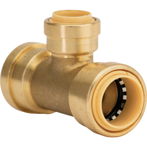 QuickFitting 3/4 In. Brass Tee; Mfg #LF844R