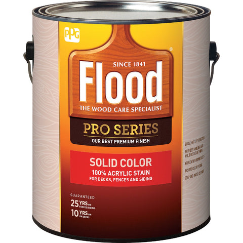 Flood Pro Series 100% Acrylic Deck, Fence And Siding Exterior Stain; Mfg #FLD820/01