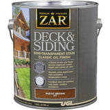 ZAR Deck & Siding Semi-Transparent Exterior Stain; Mfg #832889