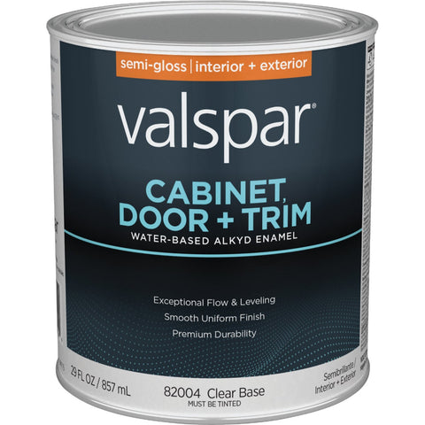 Valspar Cabinet, Door & Trim Waterborne Alkyd Interior/Exterior Enamel; Mfg #028.0082004.005