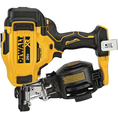 DeWalt 20V MAX Cordless Coil Roofing Nailer - Tool Only; Mfg #DCN45RNB