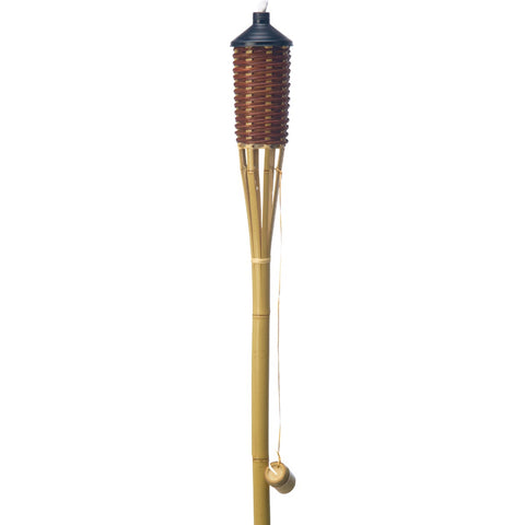 Outdoor Expressions Woven Bamboo Patio Torch; Mfg #H15016B