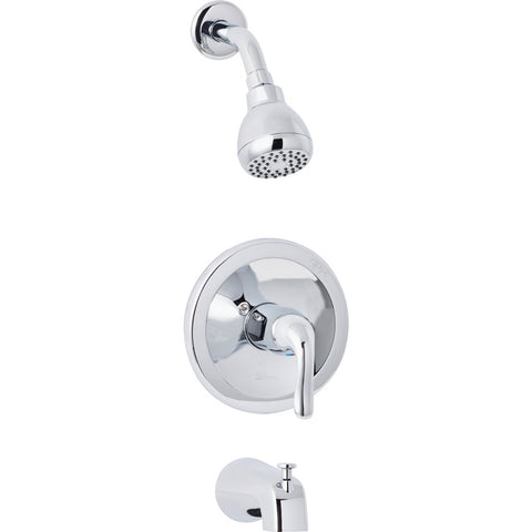 Home Impressions Single Metal Handle Tub/Shower Faucet; Mfg #F1210002CP-JPA9