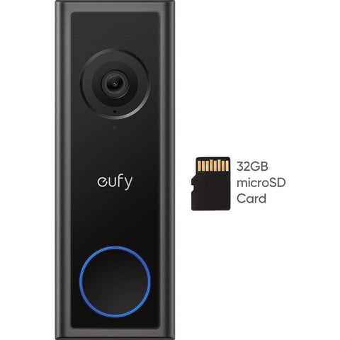 eufy Black Video Doorbell; Mfg #T8224Z11
