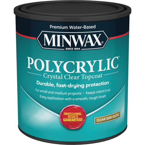 Minwax Polycrylic Water Based Protective Finish; Mfg #64444444