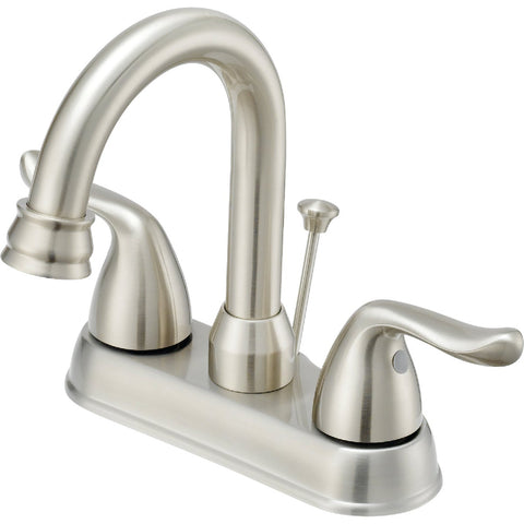 Home Impressions Hi-Arc 2-Handle Bathroom Faucet with Pop-Up; Mfg #F5111100NP-JPA9
