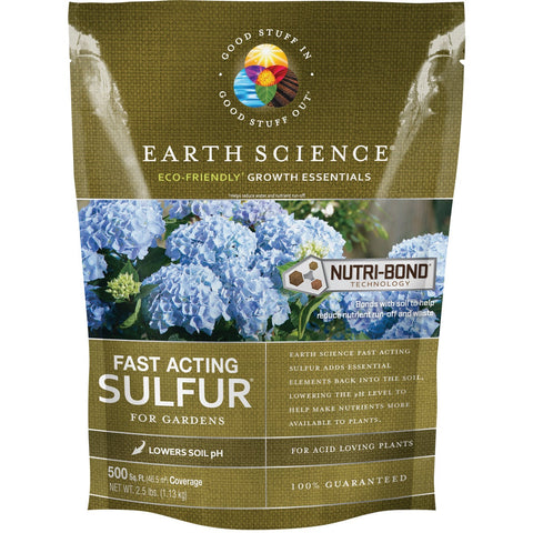 Earth Science Fast Acting Sulfur; Mfg #12133-6