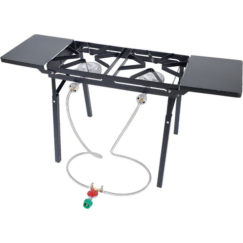 Bayou Classic Dual Burner Patio Stove Outdoor Cooker; Mfg #DB375