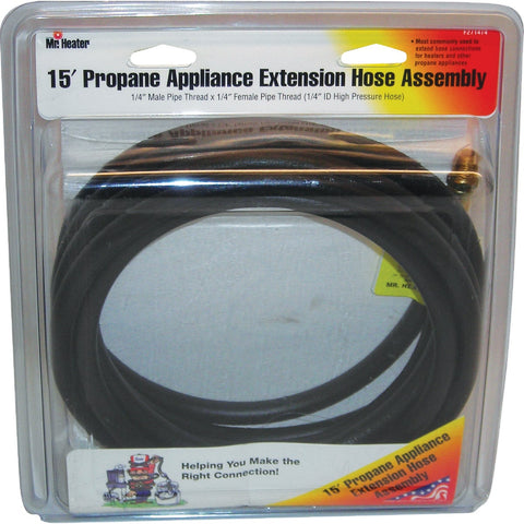 MR. HEATER 15 Ft. Propane Extension Hose Assembly; Mfg #F271470
