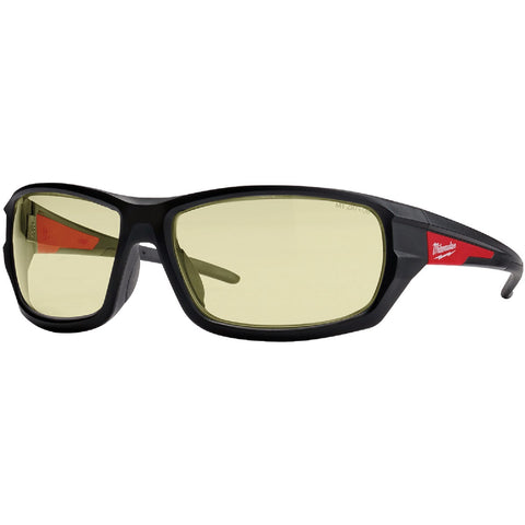 Milwaukee Performance Yellow Tinted Safety Glasses; Mfg #48-73-2120