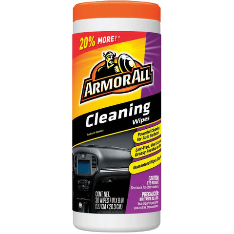 Armor All Cleaning Multi-Purpose Wipes; Mfg #17497C