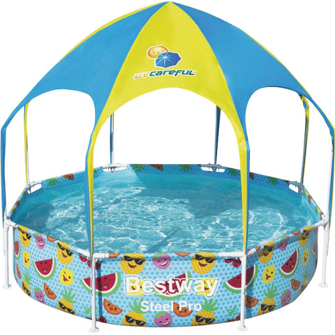 Bestway UV Careful Splash-in Shade 8 Ft. Pool; Mfg #56543E
