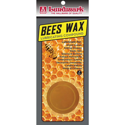 Lundmark Bees Wax Lubricant; Mfg #9105W.7