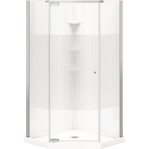 Maax Begonia Carbon Shower Kit; Mfg #300012-000-129-104