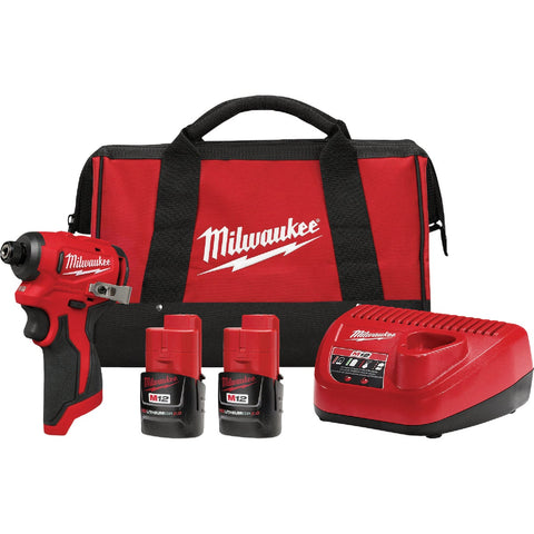MILWAUKEE 12 Cordless Impact Driver2; Mfg #3450-22
