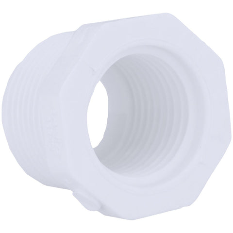Charlotte Pipe MPTxFPT Sch 40 Reducing PVC Bushing; Mfg #PVC 02112  2800HA