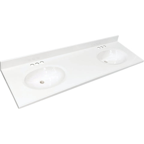 CraftMark High Gloss Round Bowl Vanity Top; Mfg #OB6122DB330