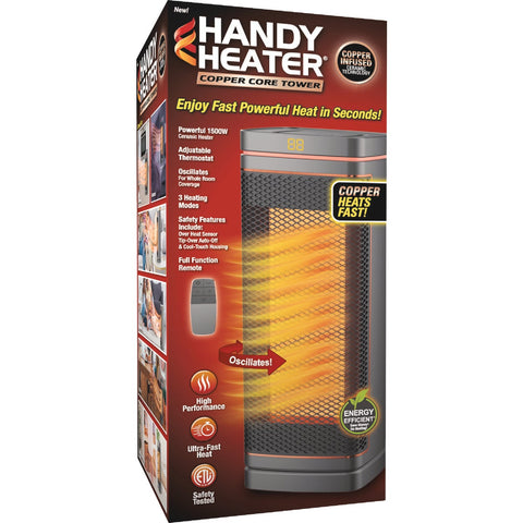 Handy Heater Copper Core Tower Ceramic Space Heater; Mfg #HEATCCT-MC2