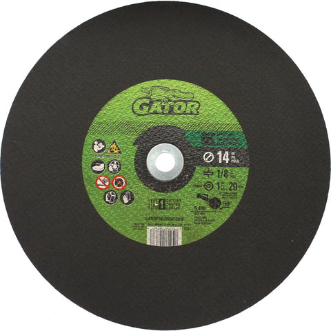 Gator Masonry Cut-Off Wheel; Mfg #9767