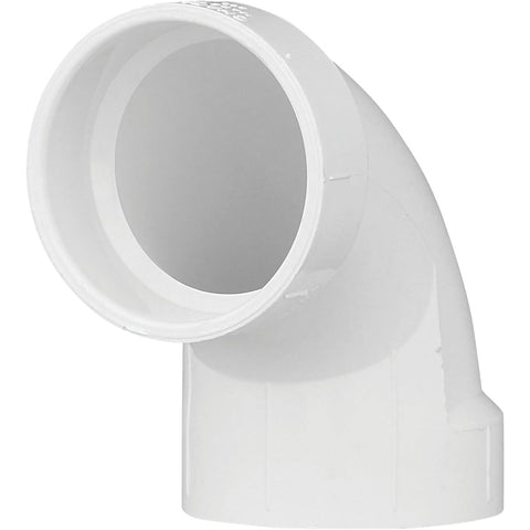 Charlotte Pipe 90 Deg. Schedule 40 Sanitary PVC Elbow; Mfg #PVC 00300  1000HA