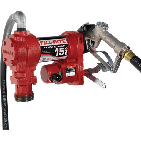 Fill-Rite 12V DC 15 GPM Fuel Transfer Pump; Mfg #FR1210H